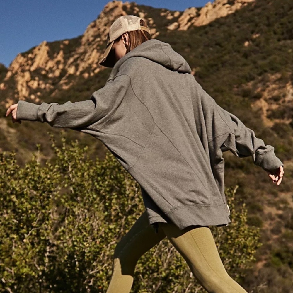 $128 Free People Movement All Your Love Solid Hoodie Size XS - Picture 2 of 9